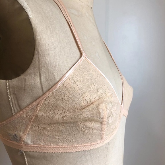 VINTAGE EYRS PARIS LACE BRA MADE IN FRANCE I. MAGNIN & CO ERES - Picture 6 of 10